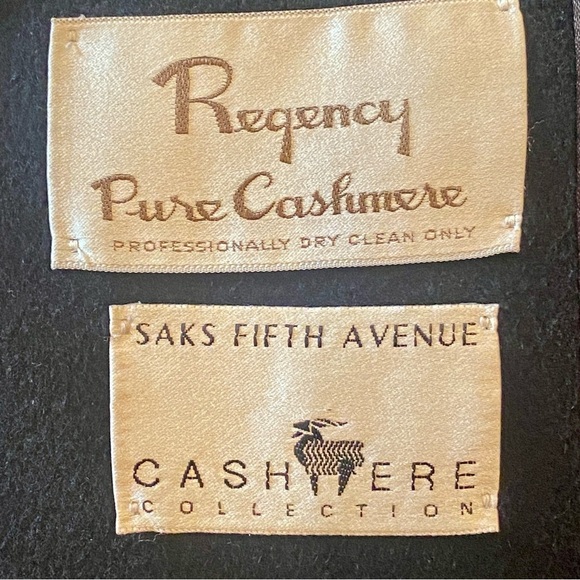 VTG Saks Fifth Avenue Cashmere Regency Collection Men’s Unisex top coat trench - Picture 8 of 14